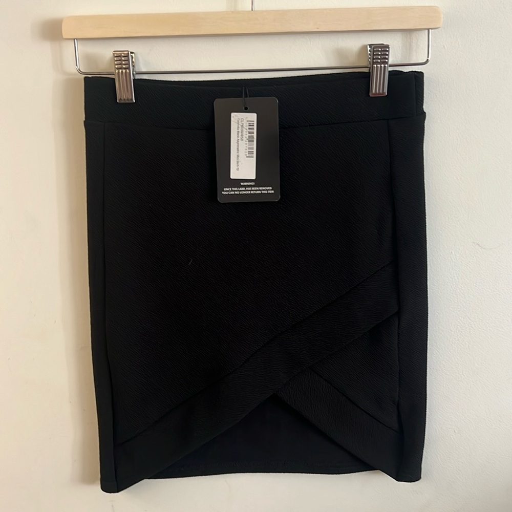 Black mini skirt size 6